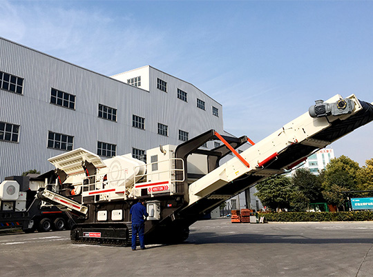 Wotetrack履帶式移動(dòng)破碎站，助力建筑垃圾資源化利用!