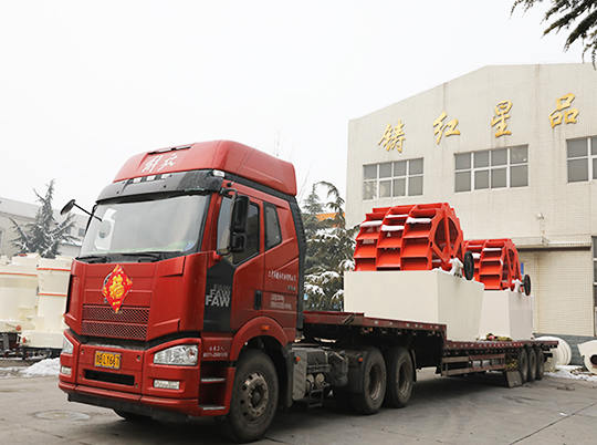 大雪剛過，紅星洗砂機“迫不及待”發(fā)往客戶手中